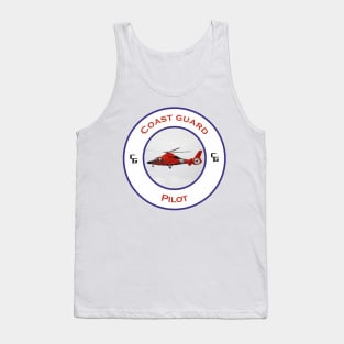 Pilot - US Coastguard search and rescue Helicopter -  Dolphin Tank Top